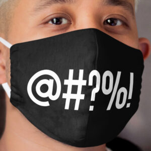 '@#?%! Expletive Swear Cuss Cloth Face Mask