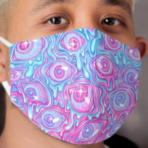 Eyeball Pattern - Version 2 Cloth Face Mask