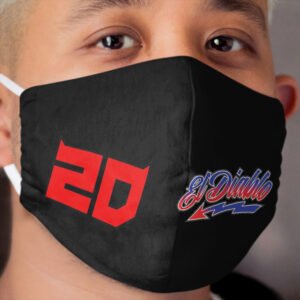 Fabio Quartararo El Diablo Number 20 Cloth Face Mask