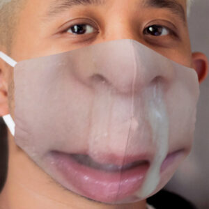 Cloth Face Mask Gross Snot Nose Kid - Funny Cloth Face Mask