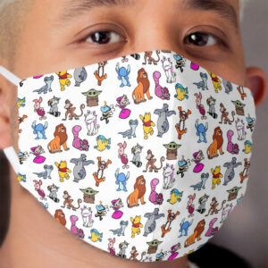Fairytale critters Doodle collection Cloth Face Mask