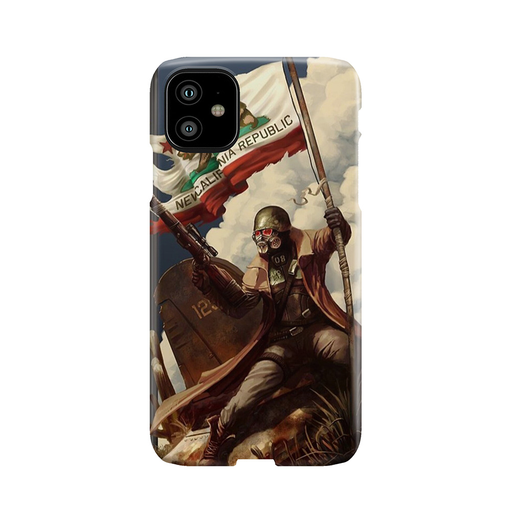 Fallout Ncr Ranger Flag Fan Art Poster Phone Case