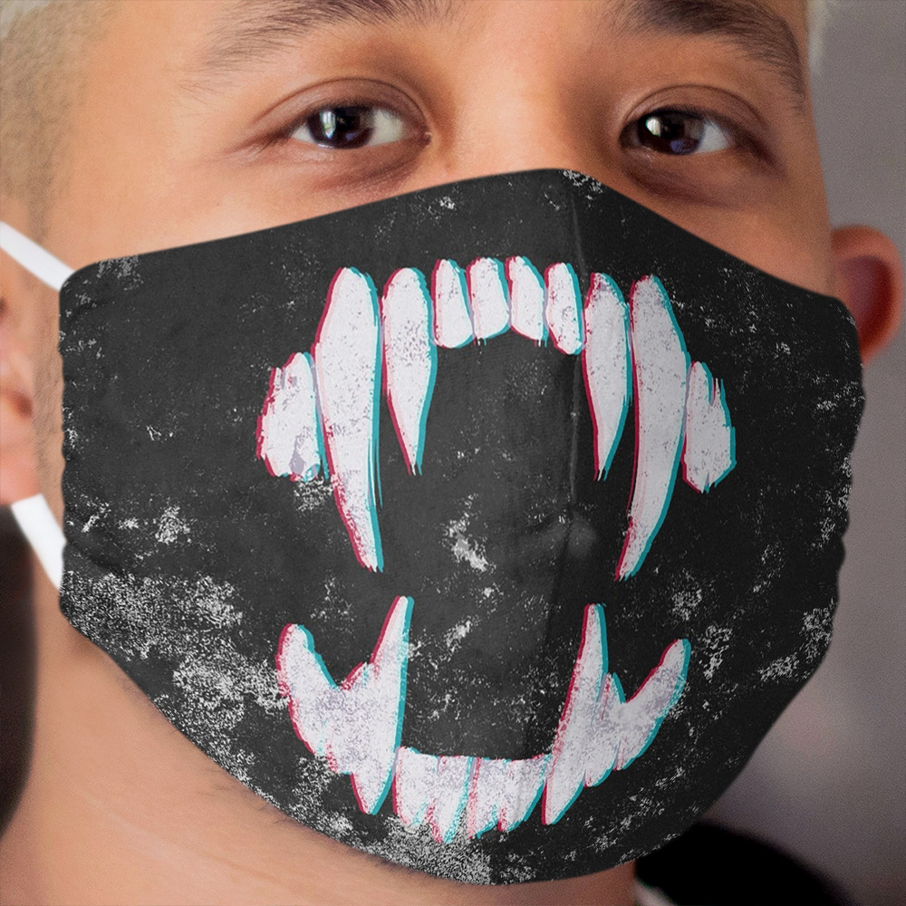 Fangs Cloth Face Mask