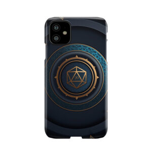 Fantasy Polyhedral D20 Dice Lock Phone Case