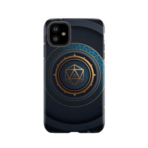 Fantasy Polyhedral D20 Dice Lock Tough Phone Case
