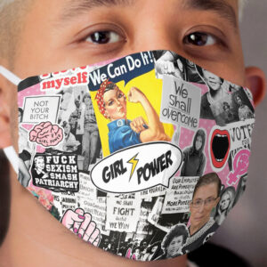 Feminism collage Cloth Face Mask