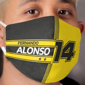 Fernando Alonso Renault | F1 Cloth Face Mask