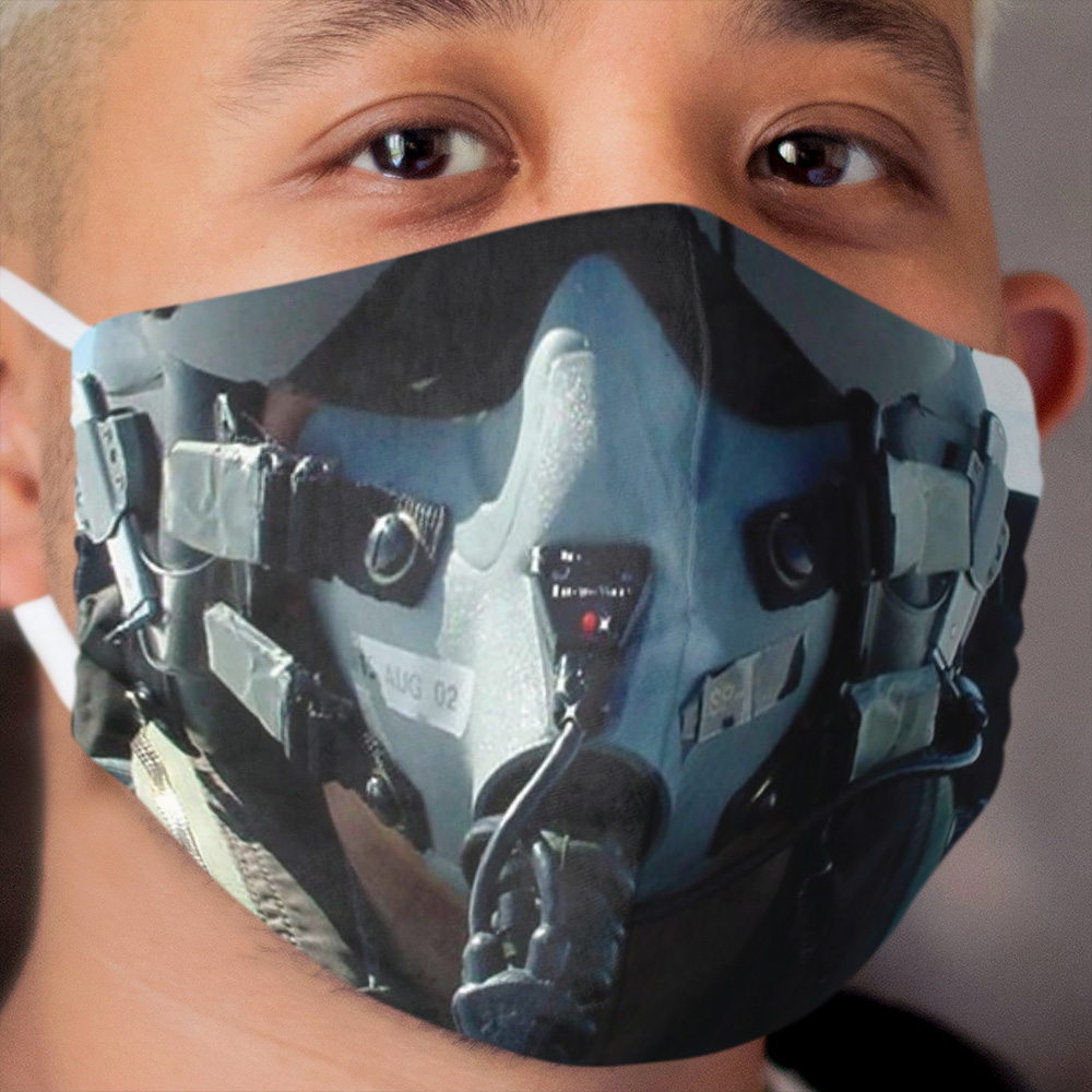 Fighter Pilot Cloth Face Mask 1 Cloth Face Mask