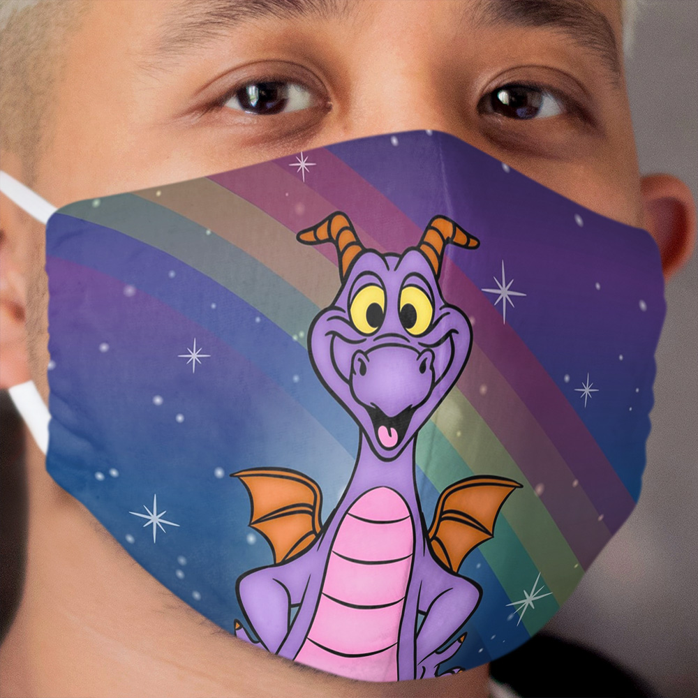 Figment Rainbow stars Cloth Face Mask
