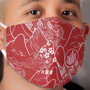 Fire Nation Cloth Face Mask [Mountain] Cloth Face Mask