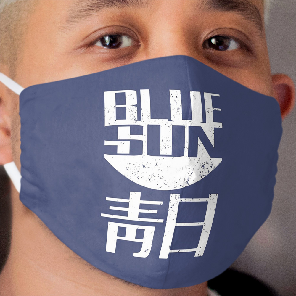 Firefly Blue Sun Cloth Face Mask