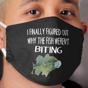 Fish wearing a Cloth Face Mask