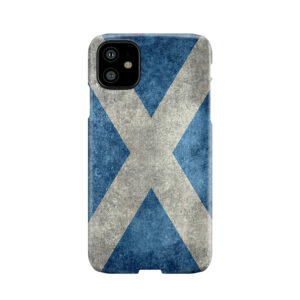 Flag Of Scotland - Grungy Vintage Version Phone Case