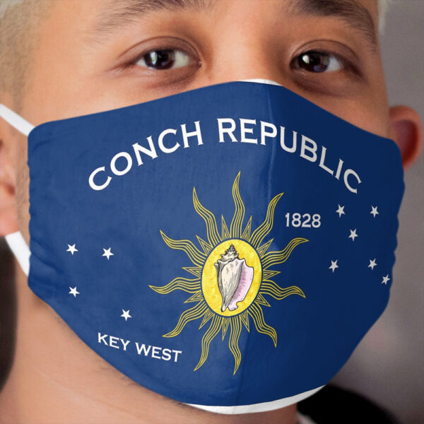 Flag of the Conch Republic (Key West, Florida) Cloth Face Mask