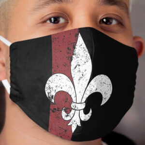 Fleur De Lis Cloth Face Mask