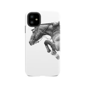 Flick - Showjumping Horse Tough Phone Case