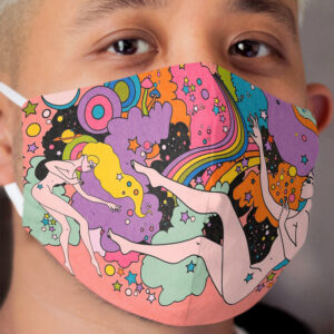 FLOATING GIRLS Cloth Face Mask