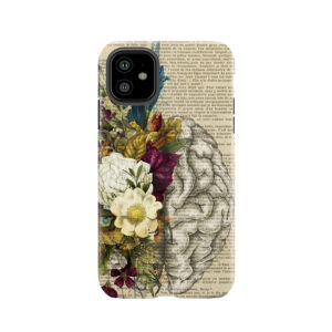Floral Brain Tough Phone Case