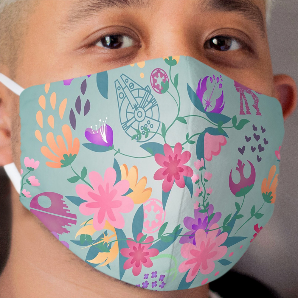 Floral Force Cloth Face Mask 2