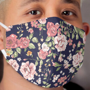 Floral Cloth Face Mask