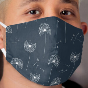 Floral pattern of dandelions Cloth Face Mask