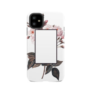 Floral Rectangle Logo Tough Phone Case