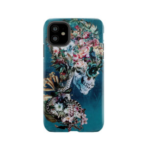 Floral Skull Rp Tough Phone Case