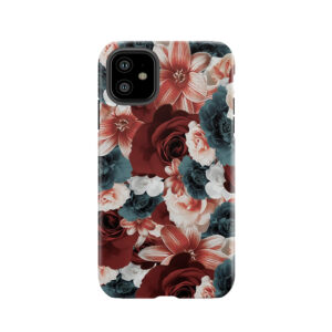 Flower Fuse Pattern Tough Phone Case