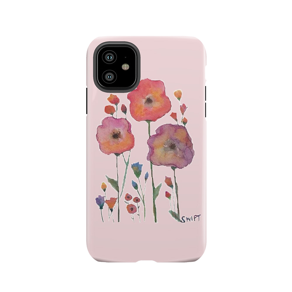 Flower Watercolors Tough Phone Case
