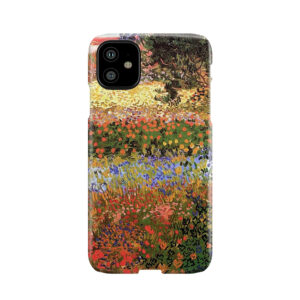 Flowering Garden. Vintage Floral Garden Oil Painting By Vincent Van Gogh. Phone Case