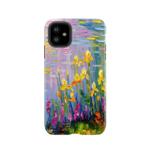 Flowers By The Pond Tough Phone Case