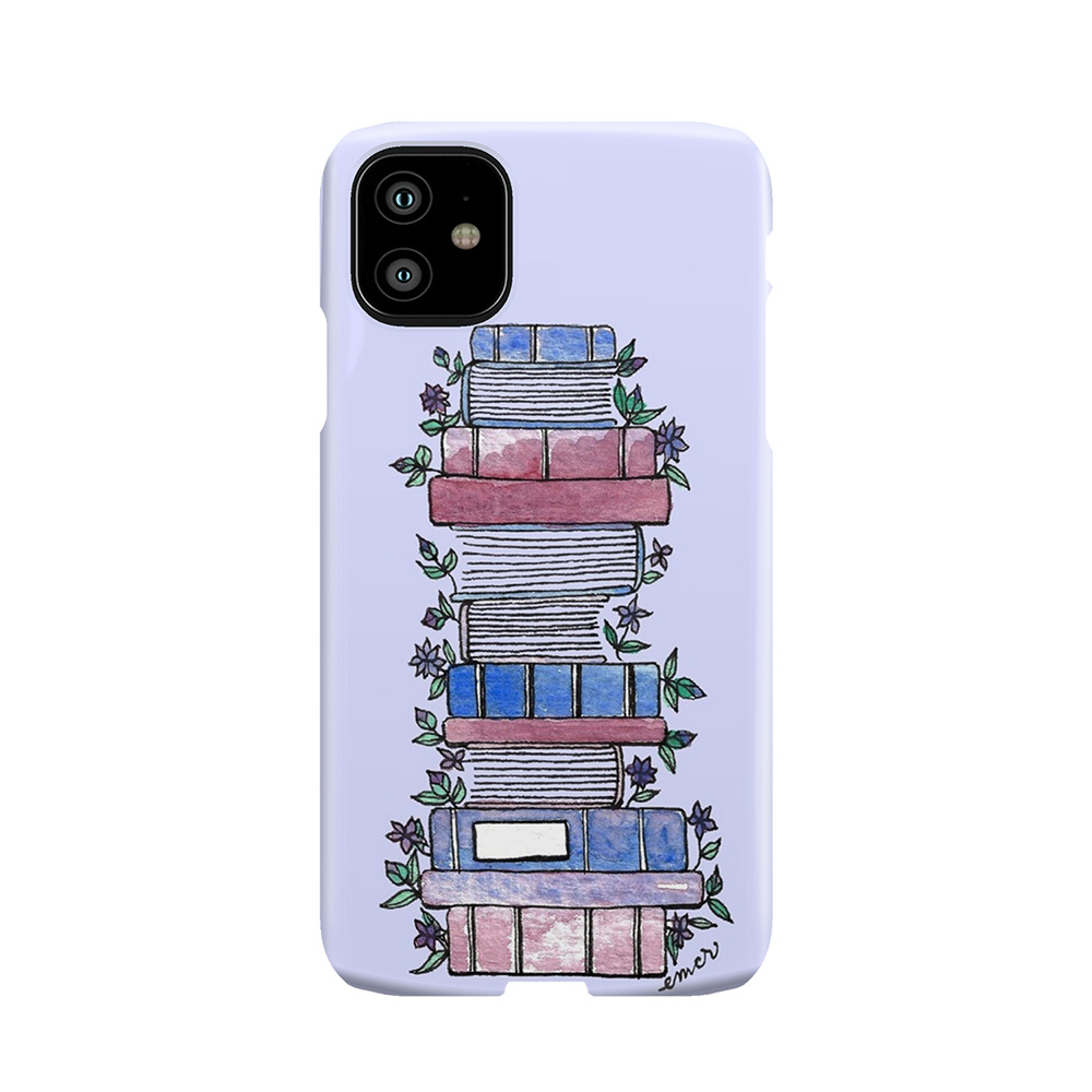 Flowery Books Phone Case