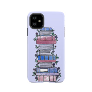 Flowery Books Tough Phone Case