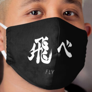 Fly Karasuno haikyuu volleyball team Cloth Face Mask
