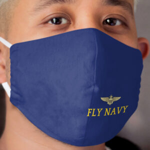 Fly Navy Wings Cloth Face Mask