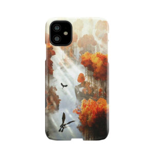 Flying In Autumn Phone Case