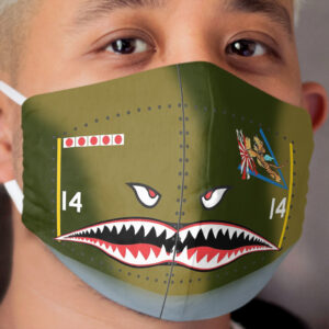 Flying Tigers AVG Badge Cloth Face Mask