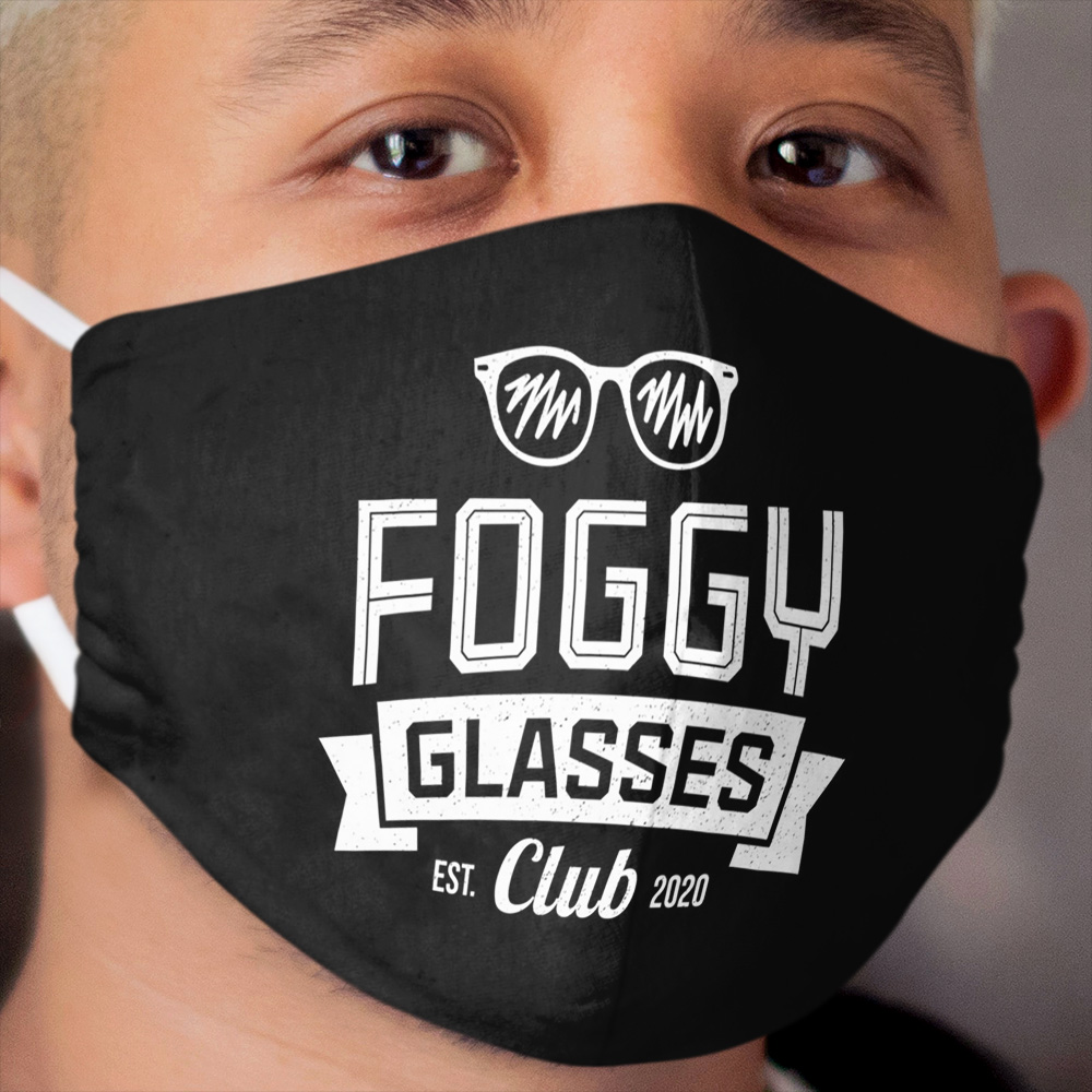 Foggy Glasses Club Cloth Face Mask 2