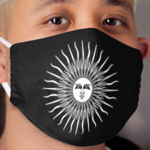 Folk Horror Revival. Sun - textless Cloth Face Mask