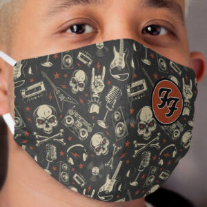 foo fighters Design Cloth Face Mask 2