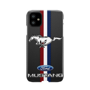 Ford Mustang Emblem Black Carbon Phone Case