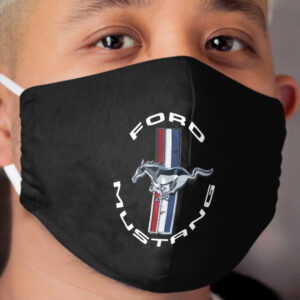 Ford Mustang Vintage Logo Cloth Face Mask