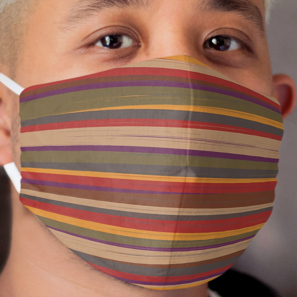 Fourth Doctor Scarf Cloth Face Mask