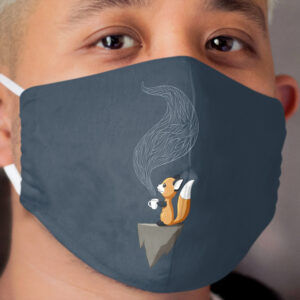 Fox Tea Cloth Face Mask