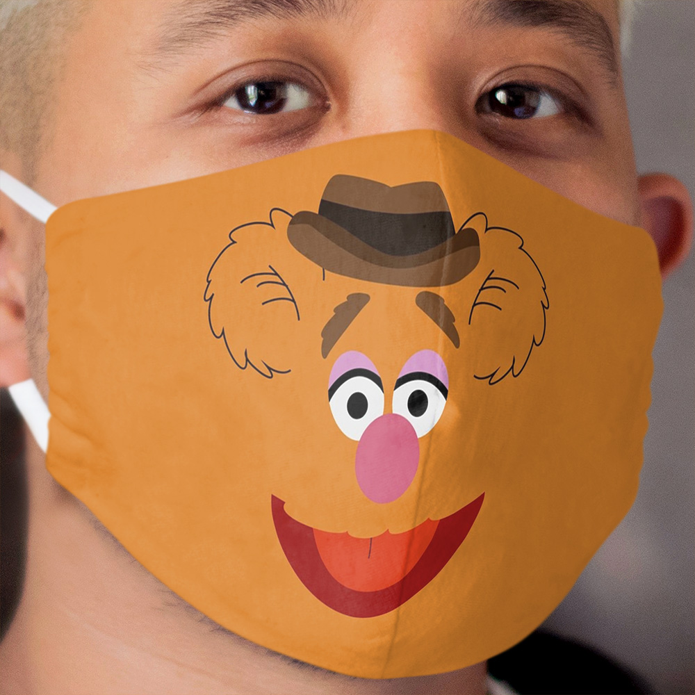 Fozzie Bear Cloth Face Mask