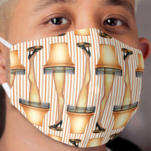 FRAGILE Leg Lamp from A Christmas Story Cloth Face Mask