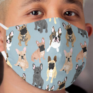 FRENCH BULLDOGS Cloth Face Mask
