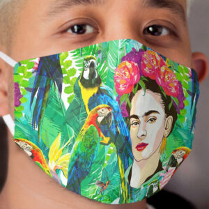 Frida in Flight, I Cloth Face Mask