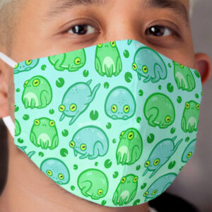 Friendly Frogs Cloth Face Mask