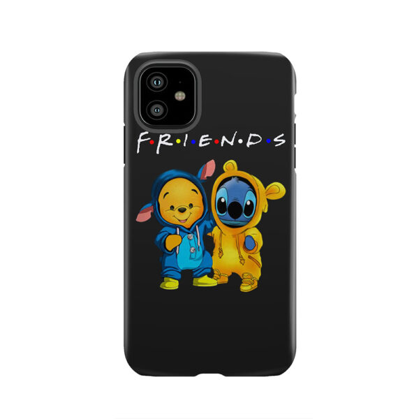 Friends Pooh and Stitch Change Uniform Tough Phone Case